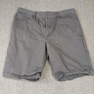 GAP Khaki Chino‎ Shorts Men's Size 36 Casual Classic Dark Gray Hiking Summer